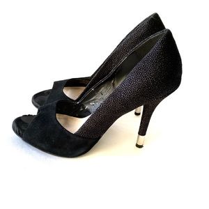BCBGeneration Black Elegant Leather Pumps Size 9.5